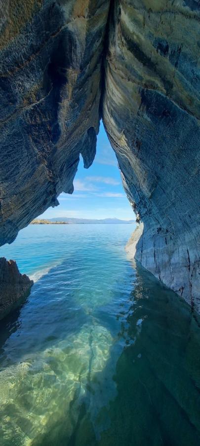 Вилла Cabana Cavernas Austral Puerto Sanchez Экстерьер фото